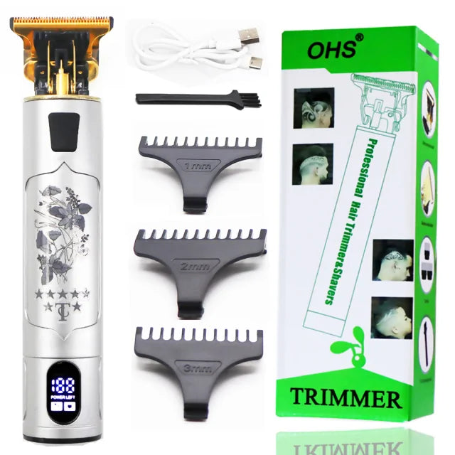 Electric Cordless Hair Cutting Machine Professional Hair Barber Trimmer For Men